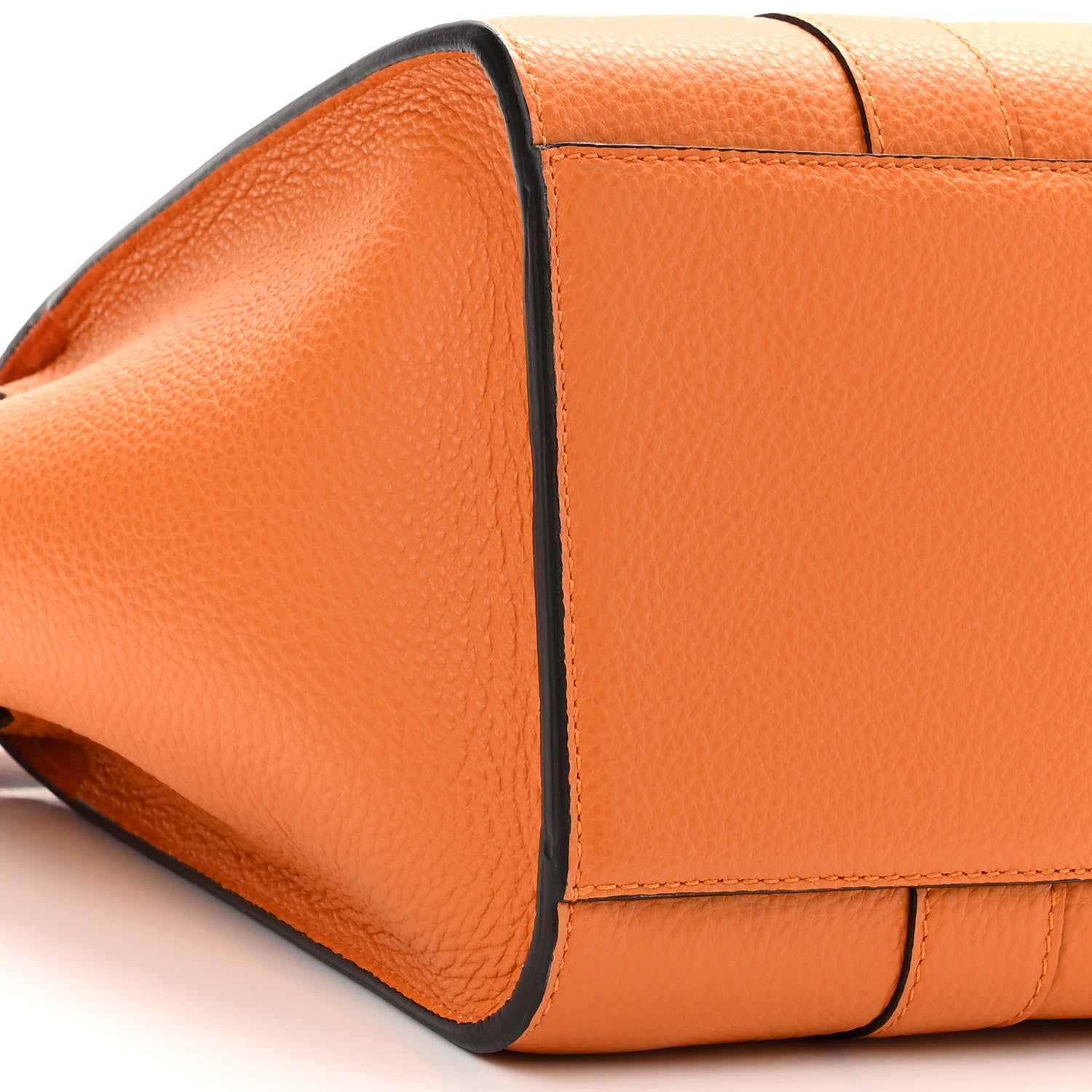 Mulberry Small Classic Grain Small Bayswater Zip Tote Orange 7 of 9