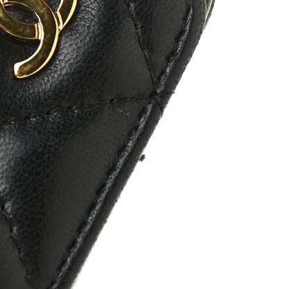 Chanel Lambskin Quilted Small Agenda Cover Black 9 of 15