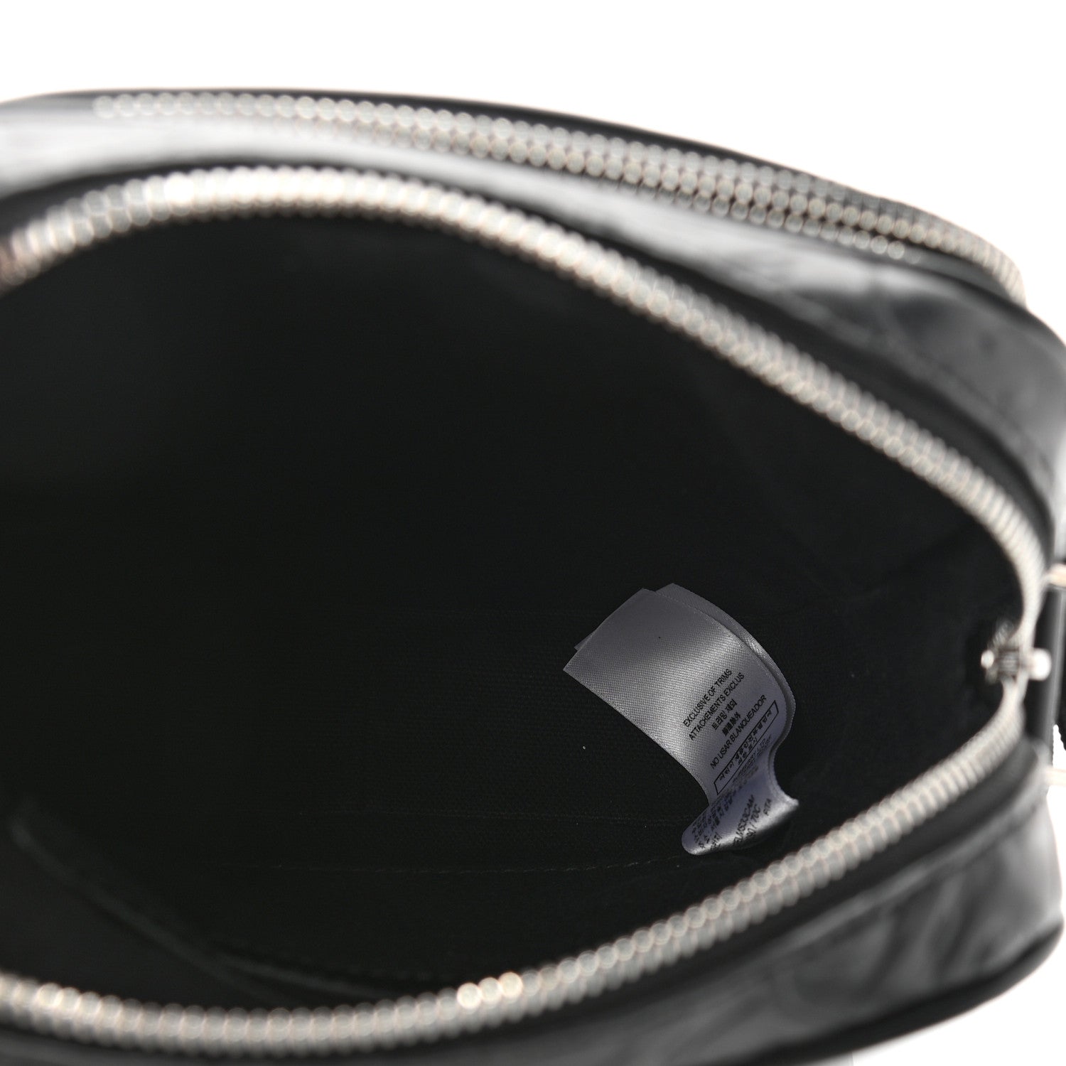Burberry Calfskin Embossed TB Freddie Crossbody Bag Black 4 of 8