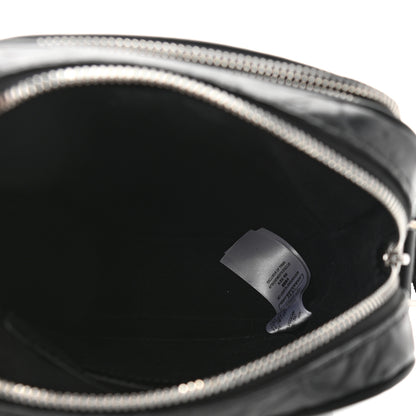Burberry Calfskin Embossed TB Freddie Crossbody Bag Black 4 of 8