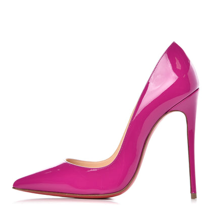 Christian Louboutin Patent So Kate 120 Pumps 35 Rose Indien 1 of 8
