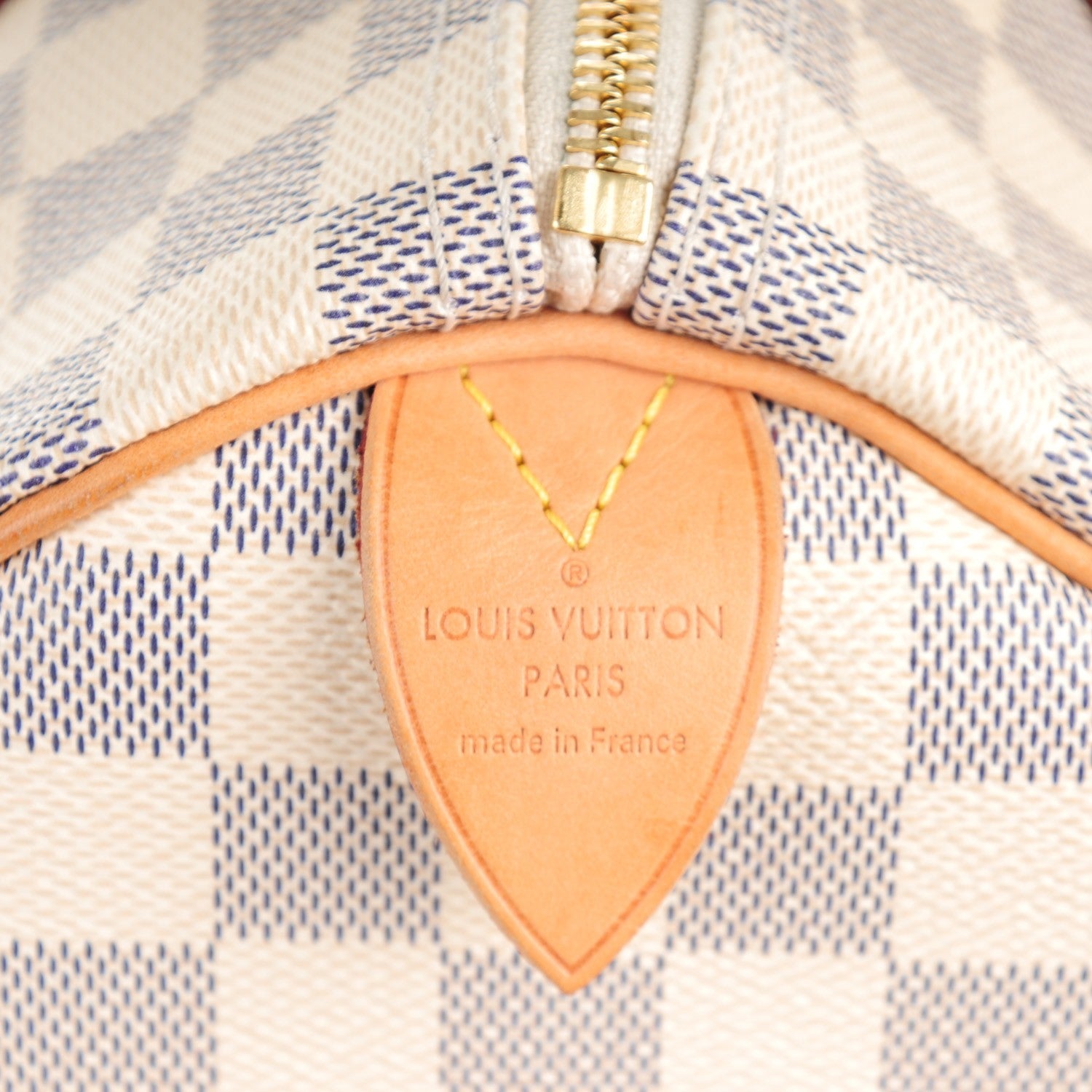 Louis Vuitton Damier Azur Speedy 30 6 of 8