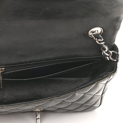 Chanel Striated Patent Quilted Mini Rectangular Flap Black 5 of 9