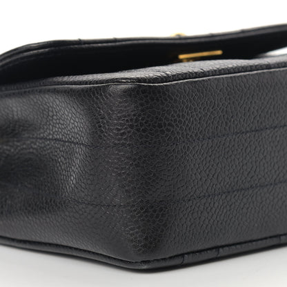 Chanel Caviar Vertical Quilted Mini Flap Black 8 of 12