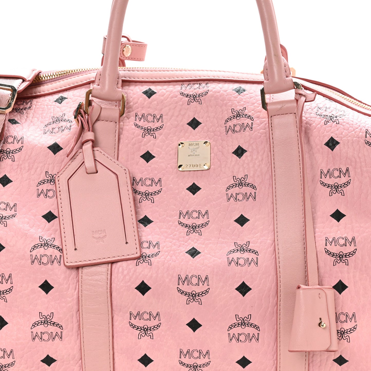 Visetos Large Traveler Weekender Bag Light Pink