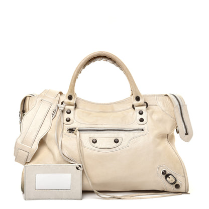 Balenciaga Agneau Classic Hardware City White 1 of 15