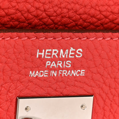 Hermes Togo Kelly Retourne 35 Rouge Pivoine 6 of 18
