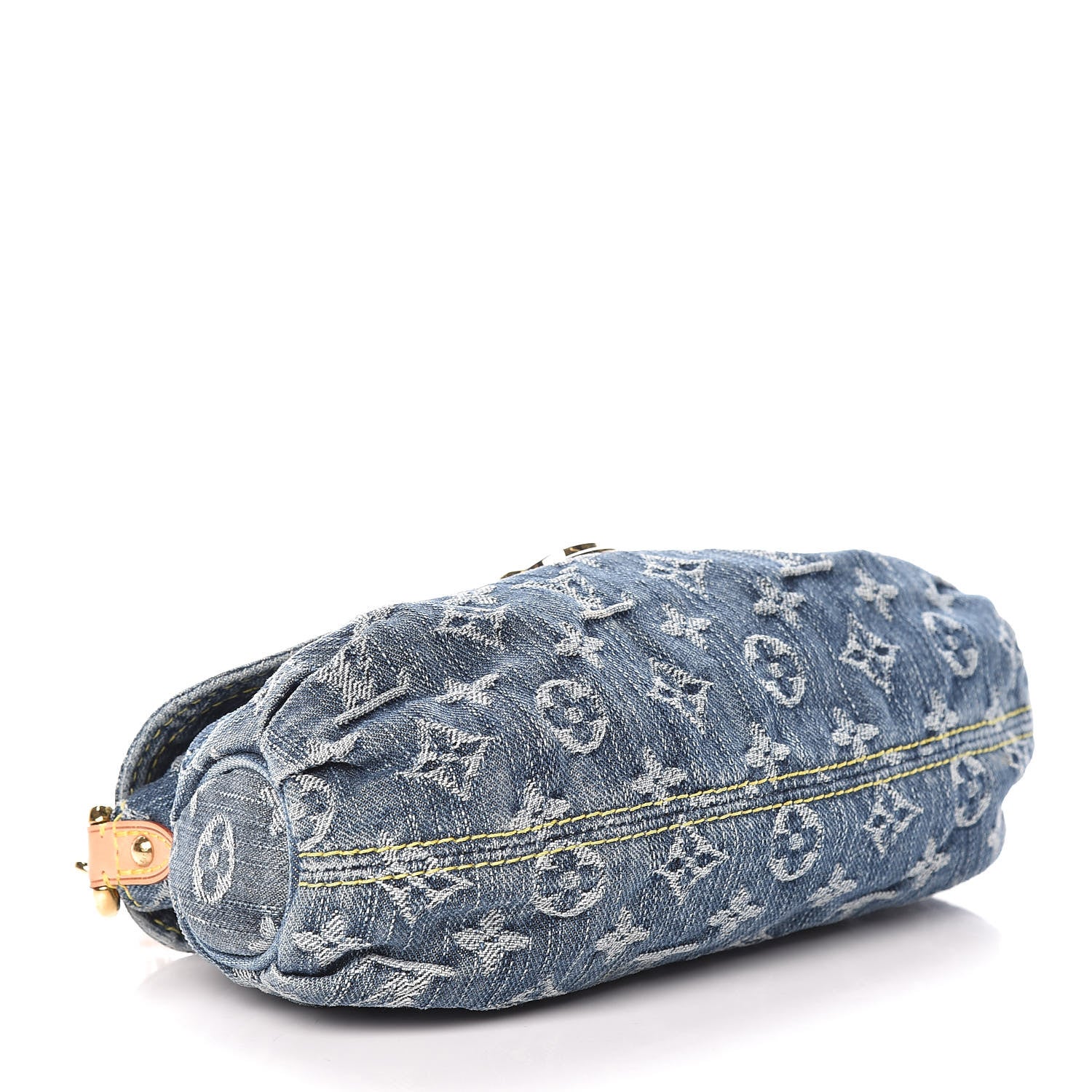 Louis Vuitton Monogram Denim Mini Pleaty Blue 4 of 12