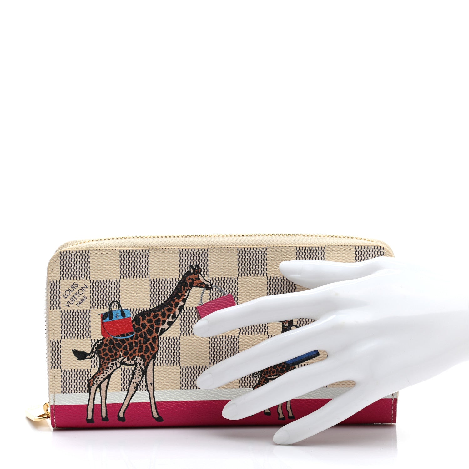 Louis Vuitton Damier Azur 2017 Christmas Animation Zippy Wallet 2 of 7