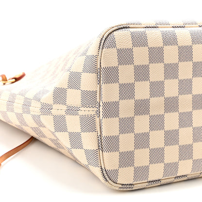 Louis Vuitton Damier Azur Neo Neverfull MM Rose Ballerine 8 of 10