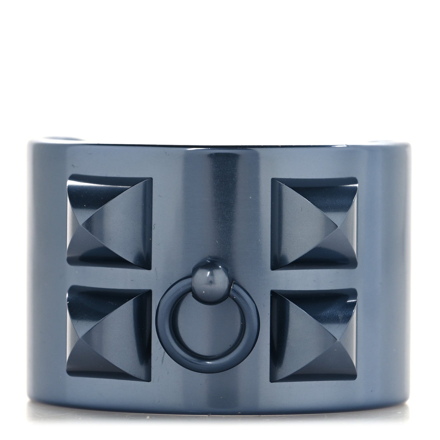 Hermes Aluminium Sunset Collier De Chien CDC Bracelet T2 Bleu Jean Lumiere 1 of 4