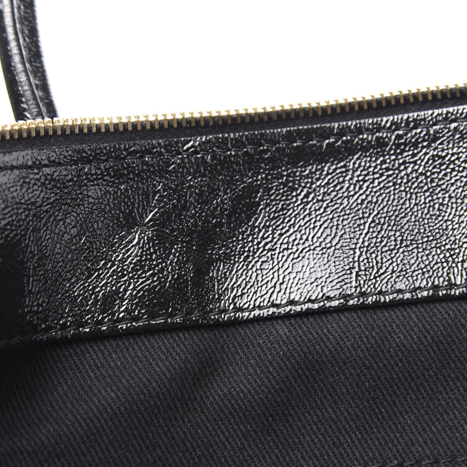 Saint Laurent Calfskin Medium Travel Muse Two Cabas Brown Blue 8 of 13