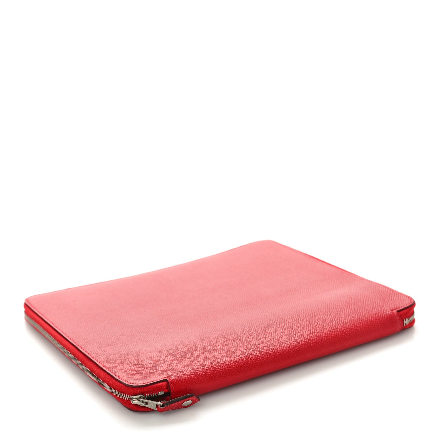 Hermes Epsom E-Zip iPad Notebook Cover Rouge Casaque 4 of 9