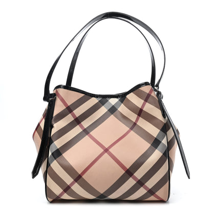 Burberry Nova Check Small Canterbury Tote Black 1 of 3