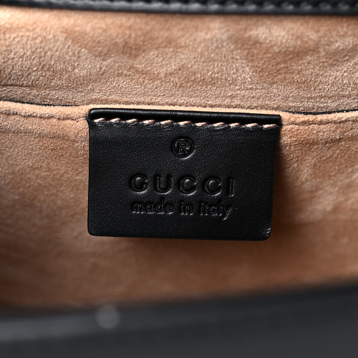 Gucci Calfskin Mini Sylvie Top Handle Bag Black 7 of 12