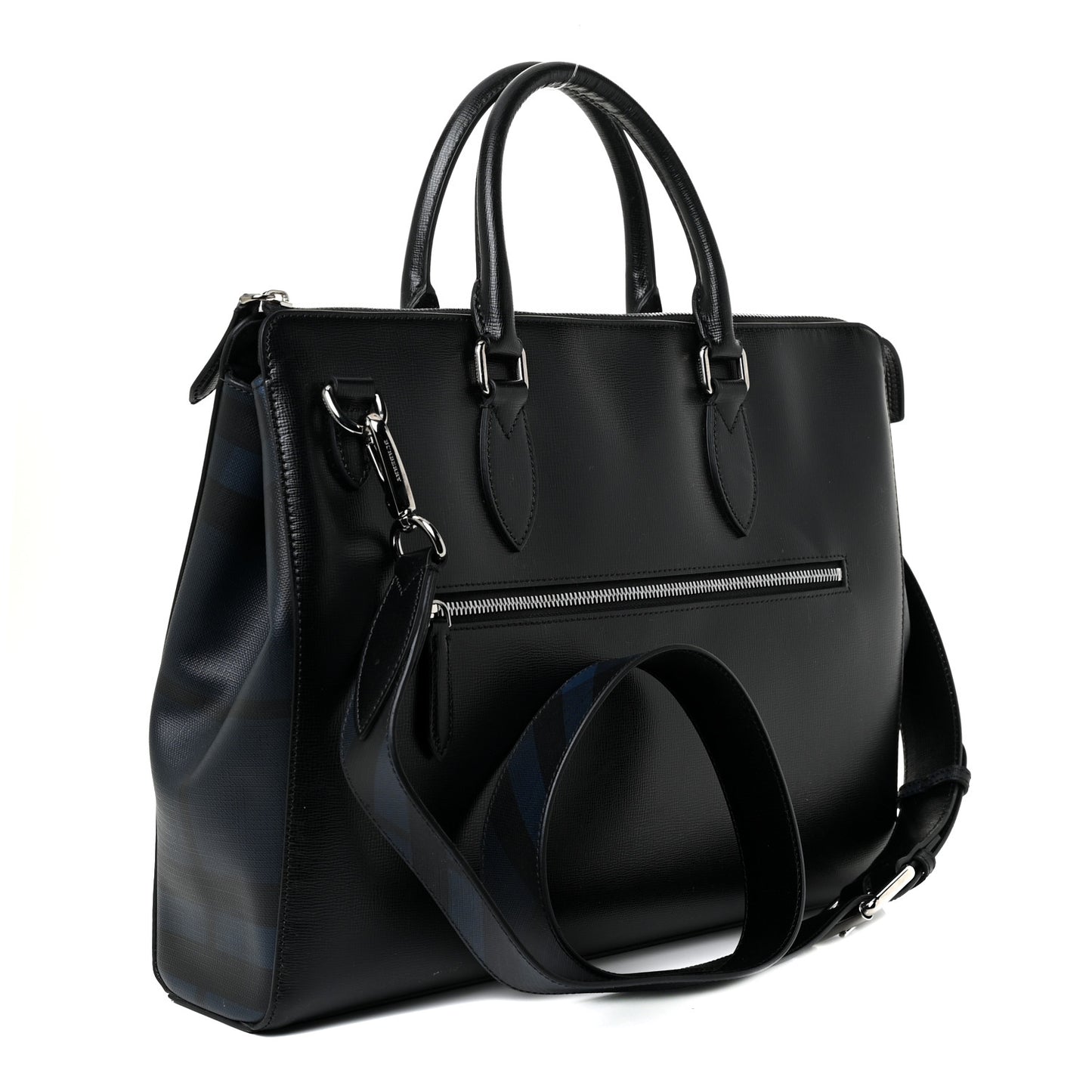 Calfskin Bermondsey Business Briefcase Black