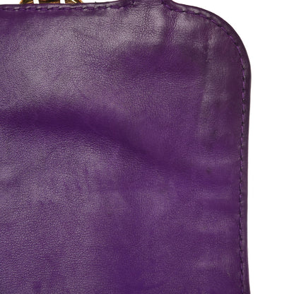 Gucci Calfskin Small Snaffle Bit Shoulder Bag Purple 9 of 14