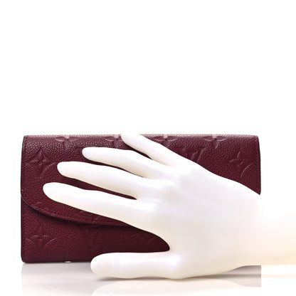 Louis Vuitton Empreinte Emilie Wallet Raisin 2 of 6