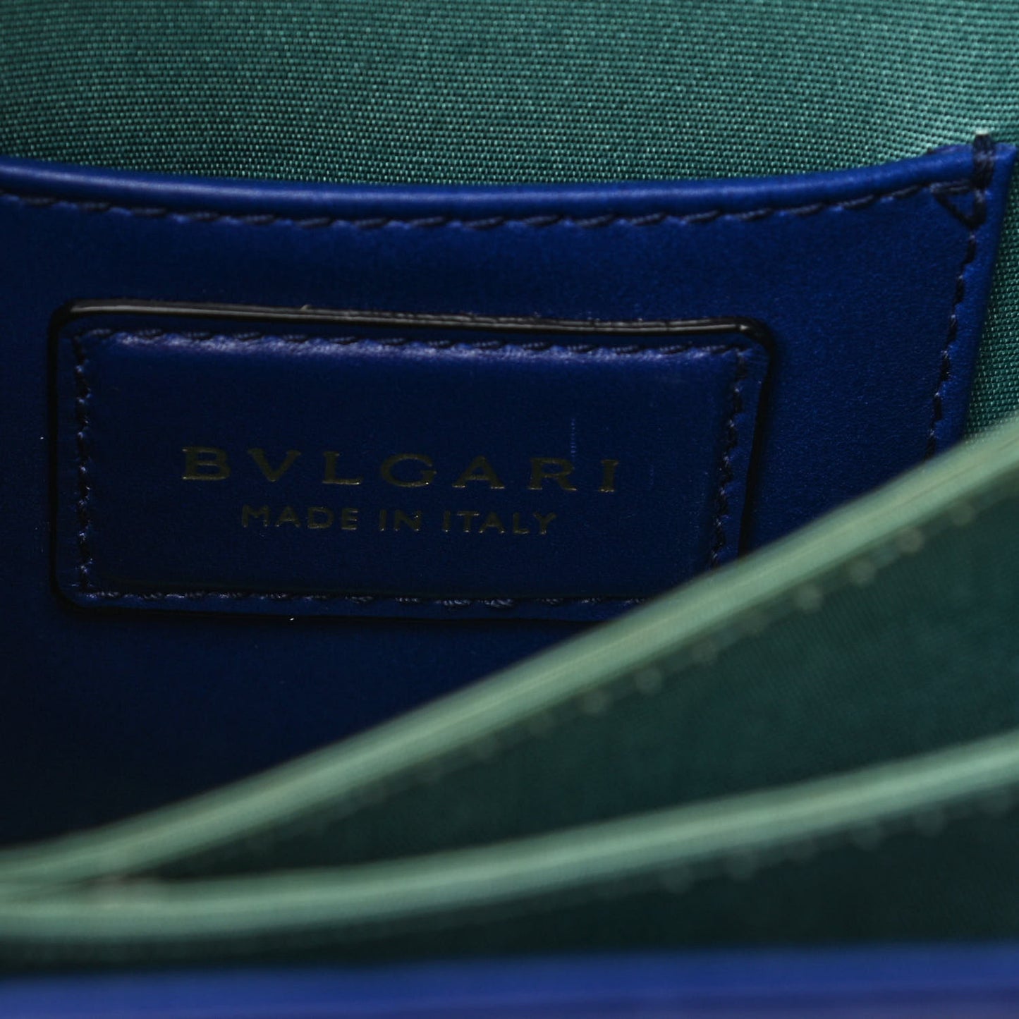 Calfskin Serpenti Forever Top Handle Blue