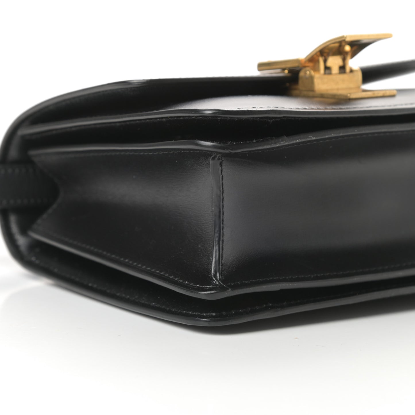 Box Calfskin Small Classic Box Flap Bag Black