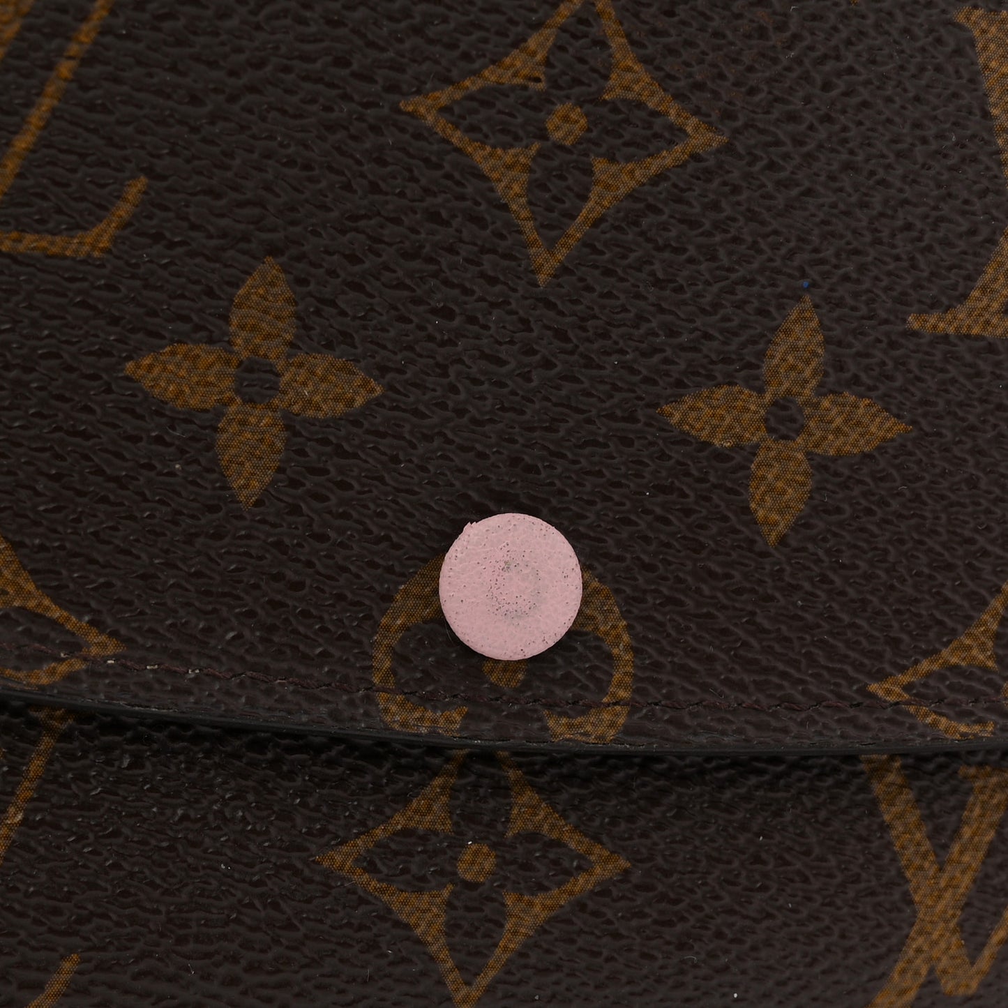 Monogram Emilie Wallet Rose Ballerine