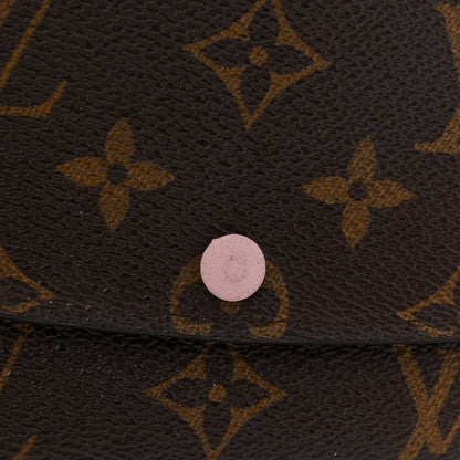 Louis Vuitton Monogram Emilie Wallet Rose Ballerine 9 of 10