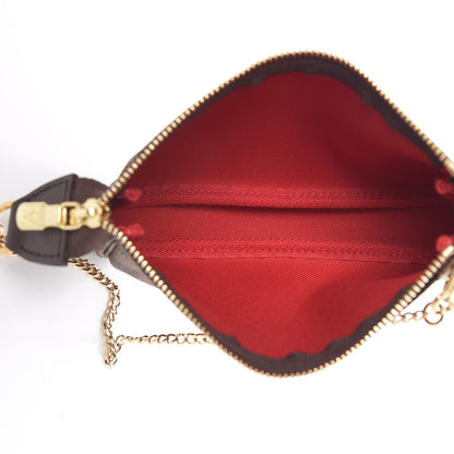 Louis Vuitton Damier Ebene Mini Pochette Accessories 5 of 8