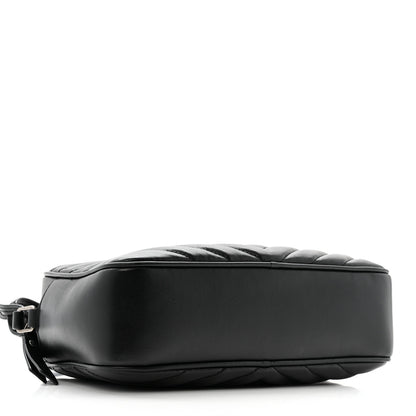 Saint Laurent Calfskin Matelasse Monogram Lou Camera Bag Black 4 of 14