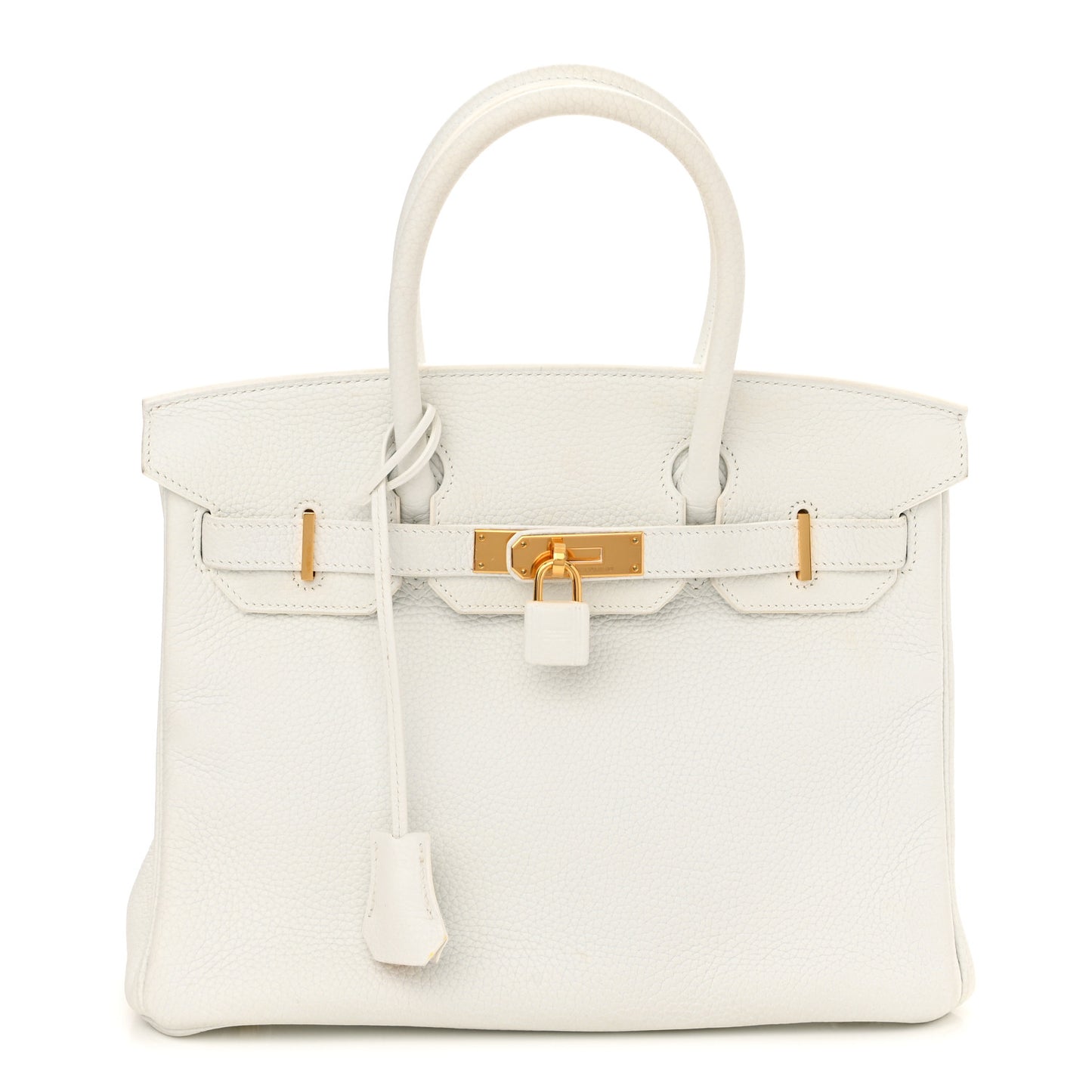 Taurillon Clemence Birkin 30 White