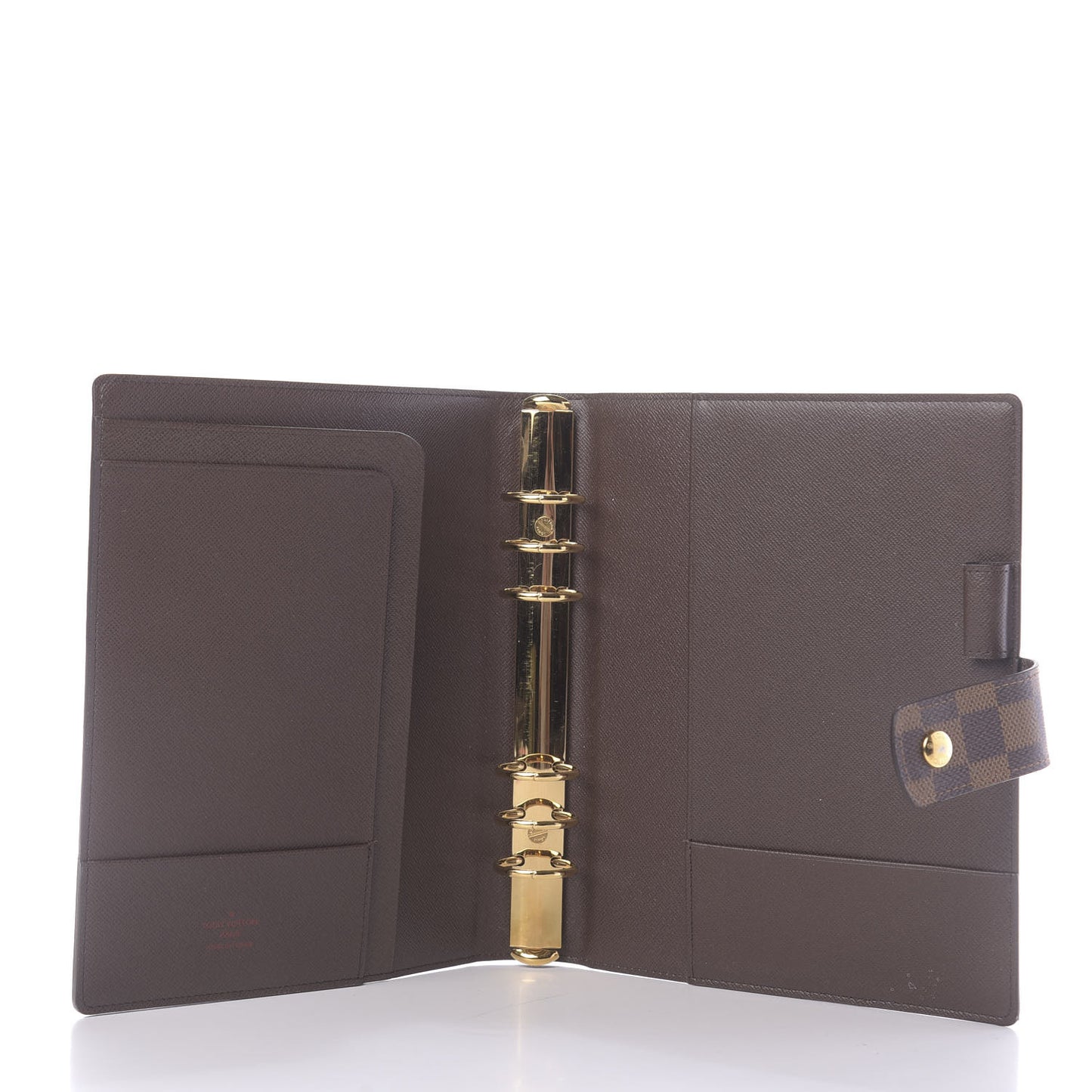 Damier Ebene Large Ring Agenda Cover