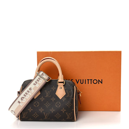 Louis Vuitton Monogram Speedy Bandouliere 20 Beige 13 of 13