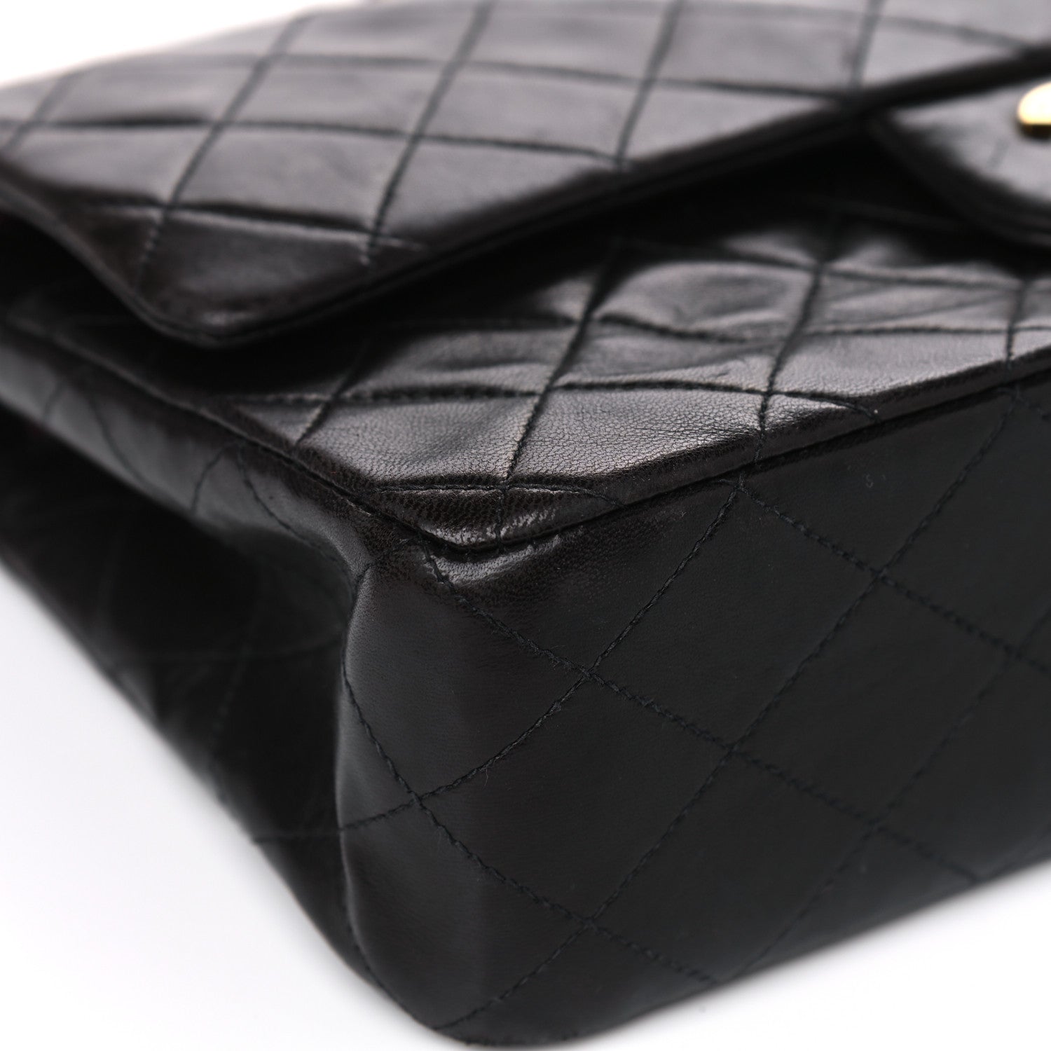 Chanel Lambskin Quilted Medium Double Flap Brown 6 of 11
