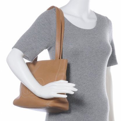 Chanel Calfskin CC Shoulder Bag Dark Beige 2 of 7