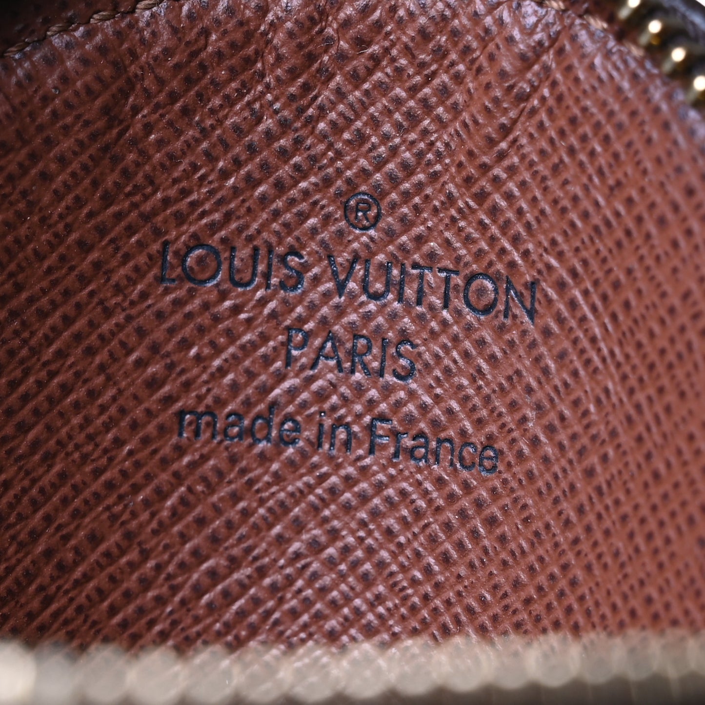 Monogram Round Coin Purse