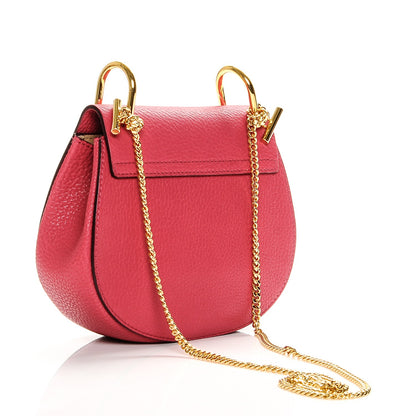 Chloe Grained Lambskin Mini Drew Shoulder Bag Dreamy Pink 3 of 6