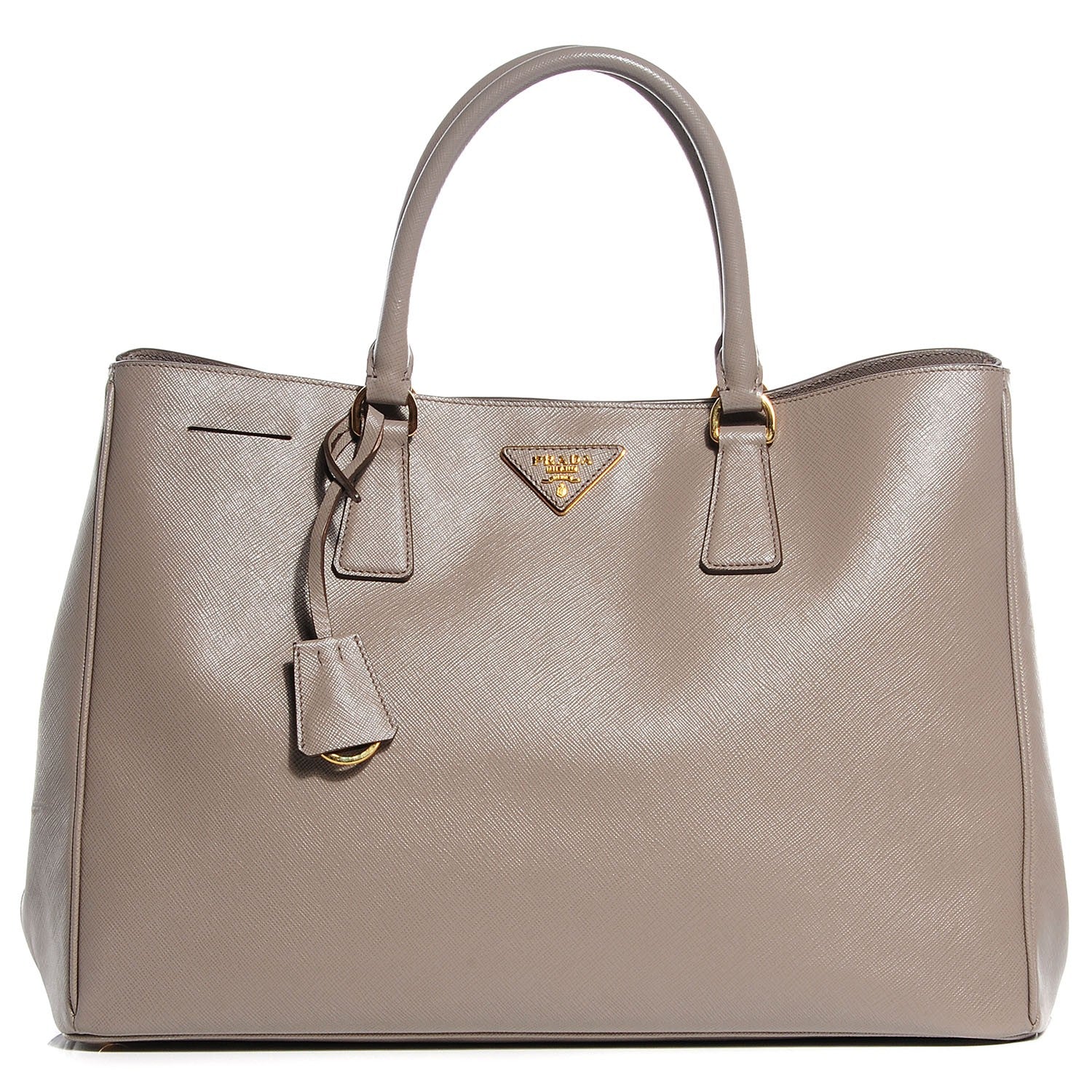 Prada Saffiano Lux Large Tote Argilla 1 of 9