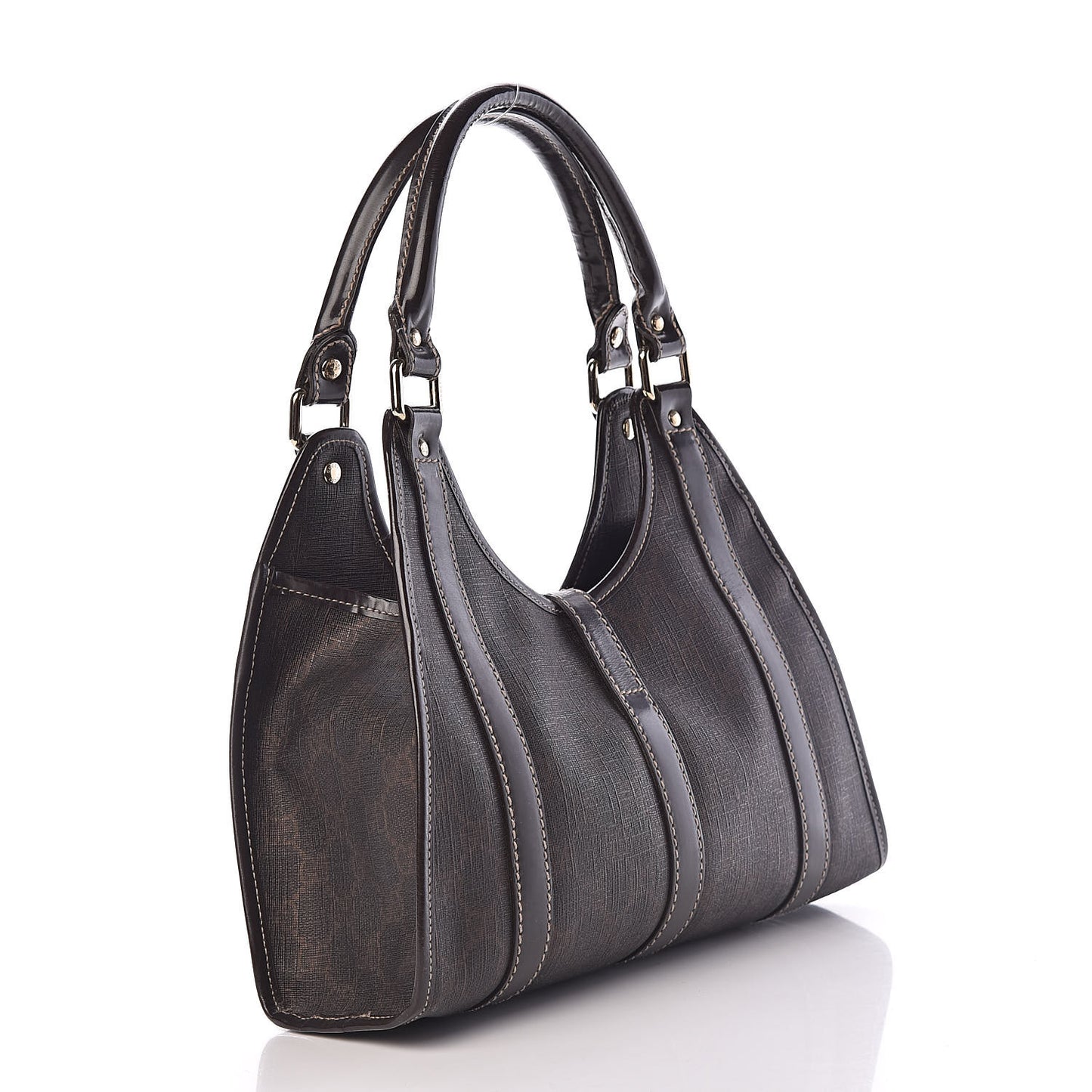 GG Plus Monogram Small Joy Shoulder Bag Dark Brown