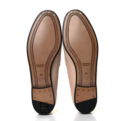 Gucci Malaga Kid Web Womens Horsebit Loafers 35 Skin Rose 6 of 9