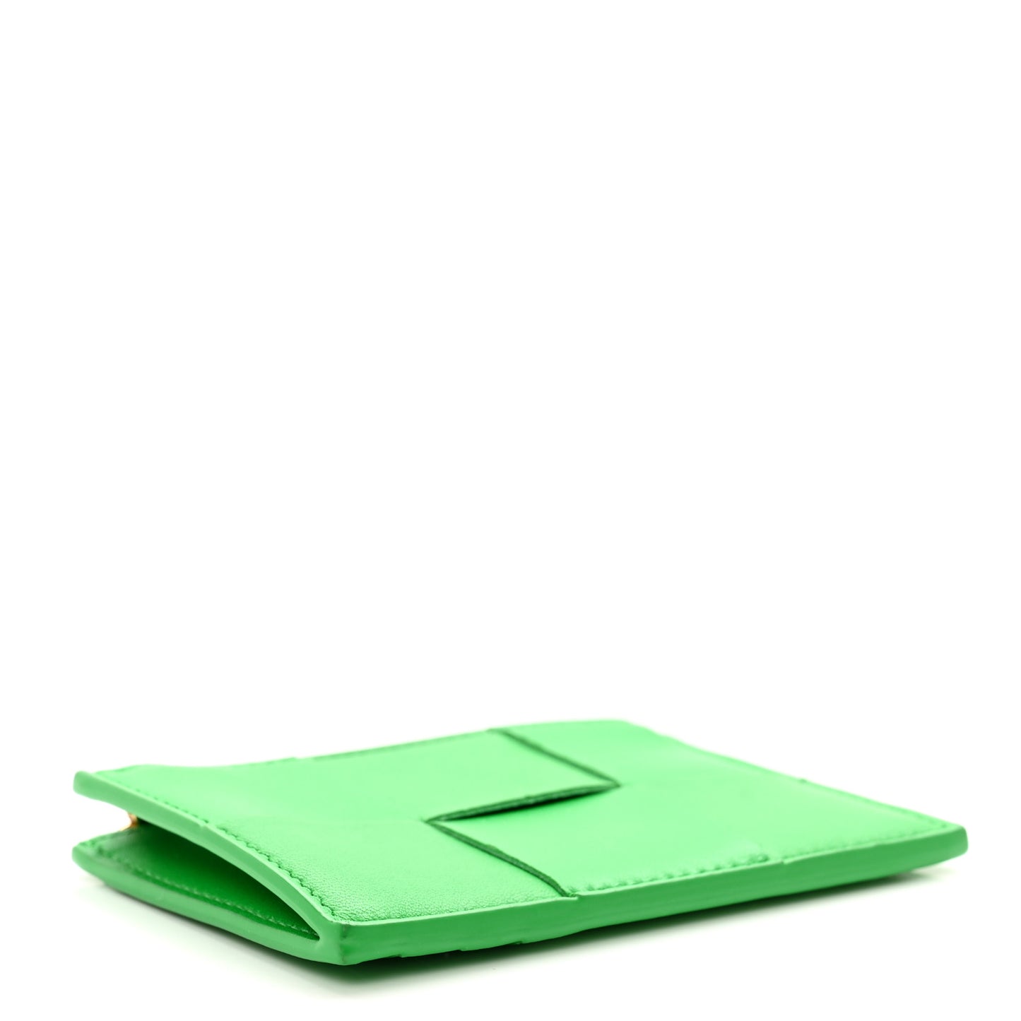 Nappa Maxi Intrecciato Zip Card Holder Parakeet