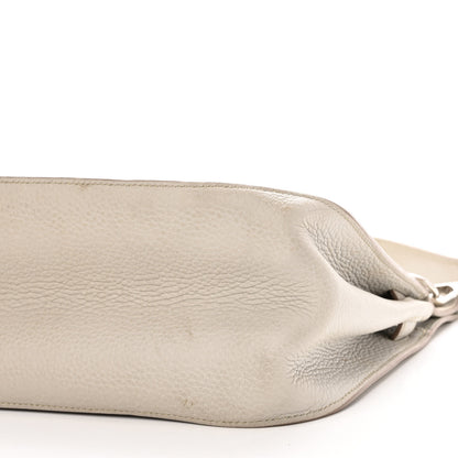 Hermes Taurillon Clemence Jypsiere 28 Gris Perle 8 of 12