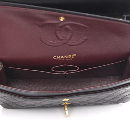 Chanel Lambskin Quilted Medium Double Flap Black 5 of 15