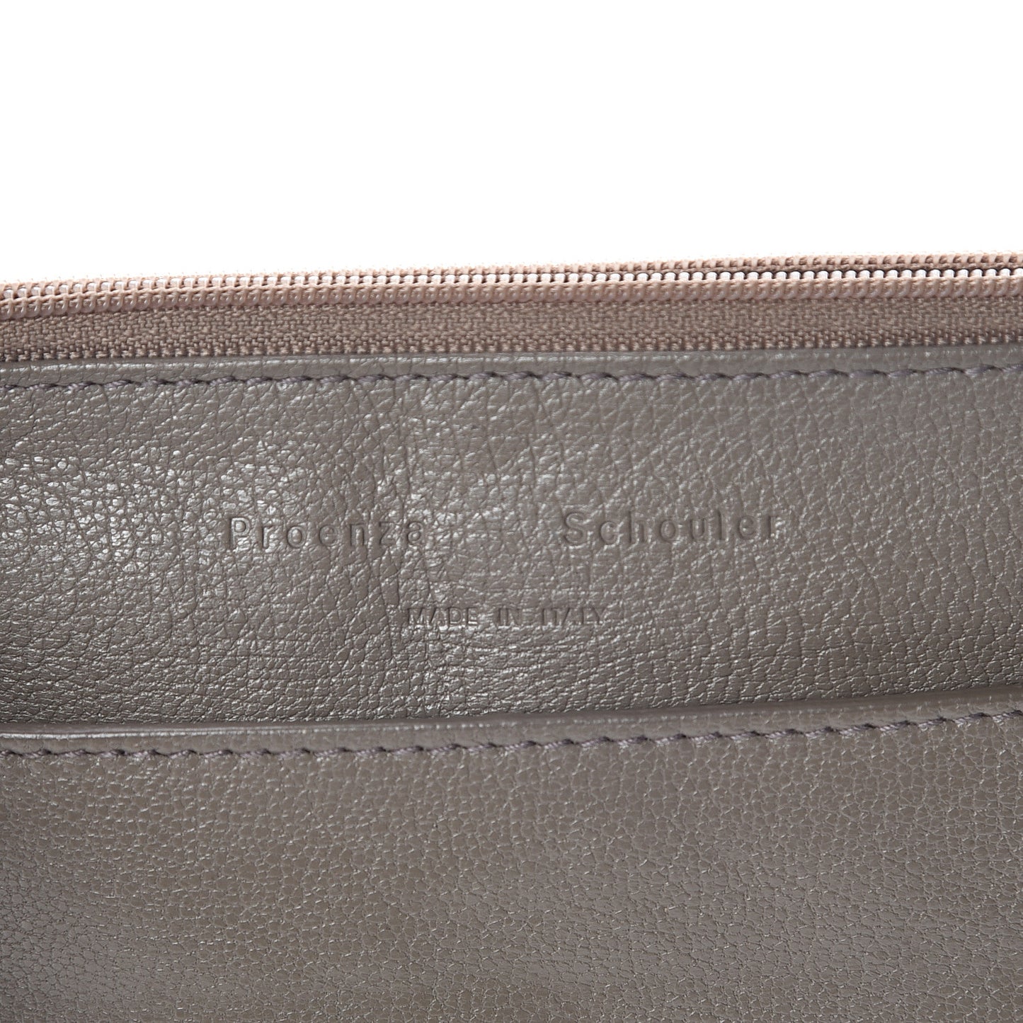 Lambskin PS1 Large Chain Wallet Smoke