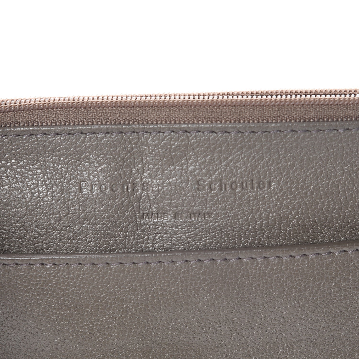 Proenza Schouler Lambskin PS1 Large Chain Wallet Smoke 6 of 20
