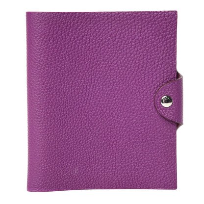 Hermes Togo Ulysse PM Notebook Cover Anemone 1 of 10