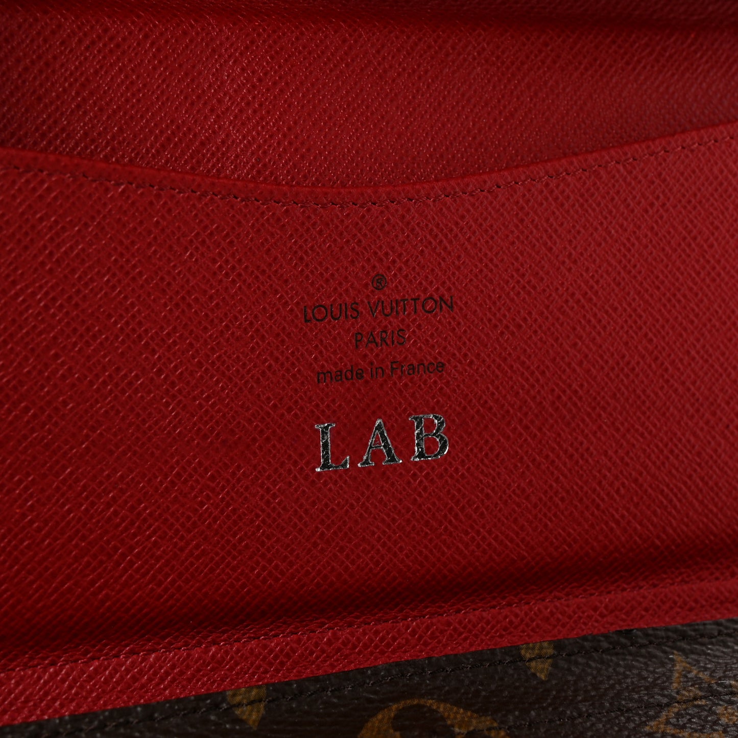 Monogram Josephine Wallet Red