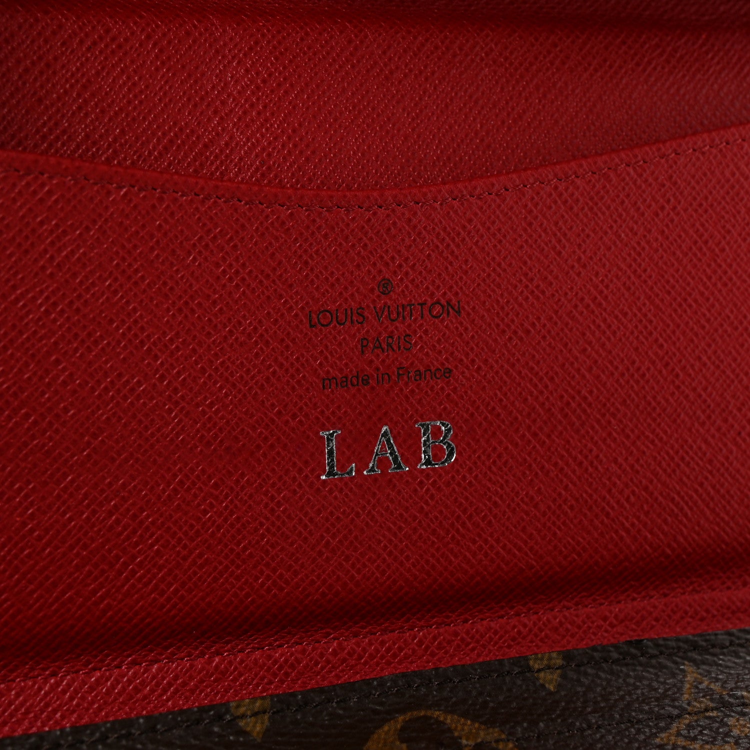 Louis Vuitton Monogram Josephine Wallet Red 7 of 7
