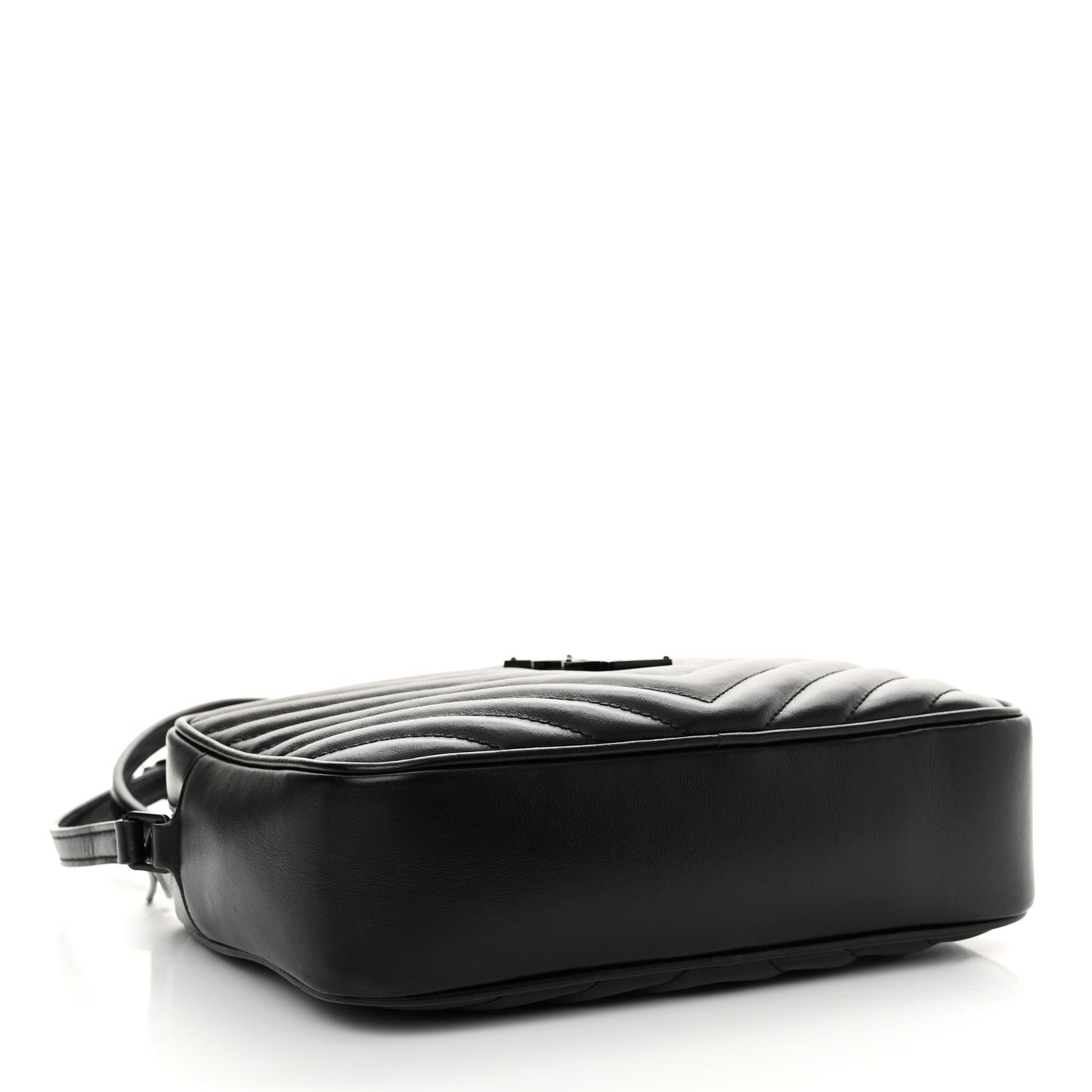 Calfskin Matelasse Monogram Monochrome Lou Camera Bag Black