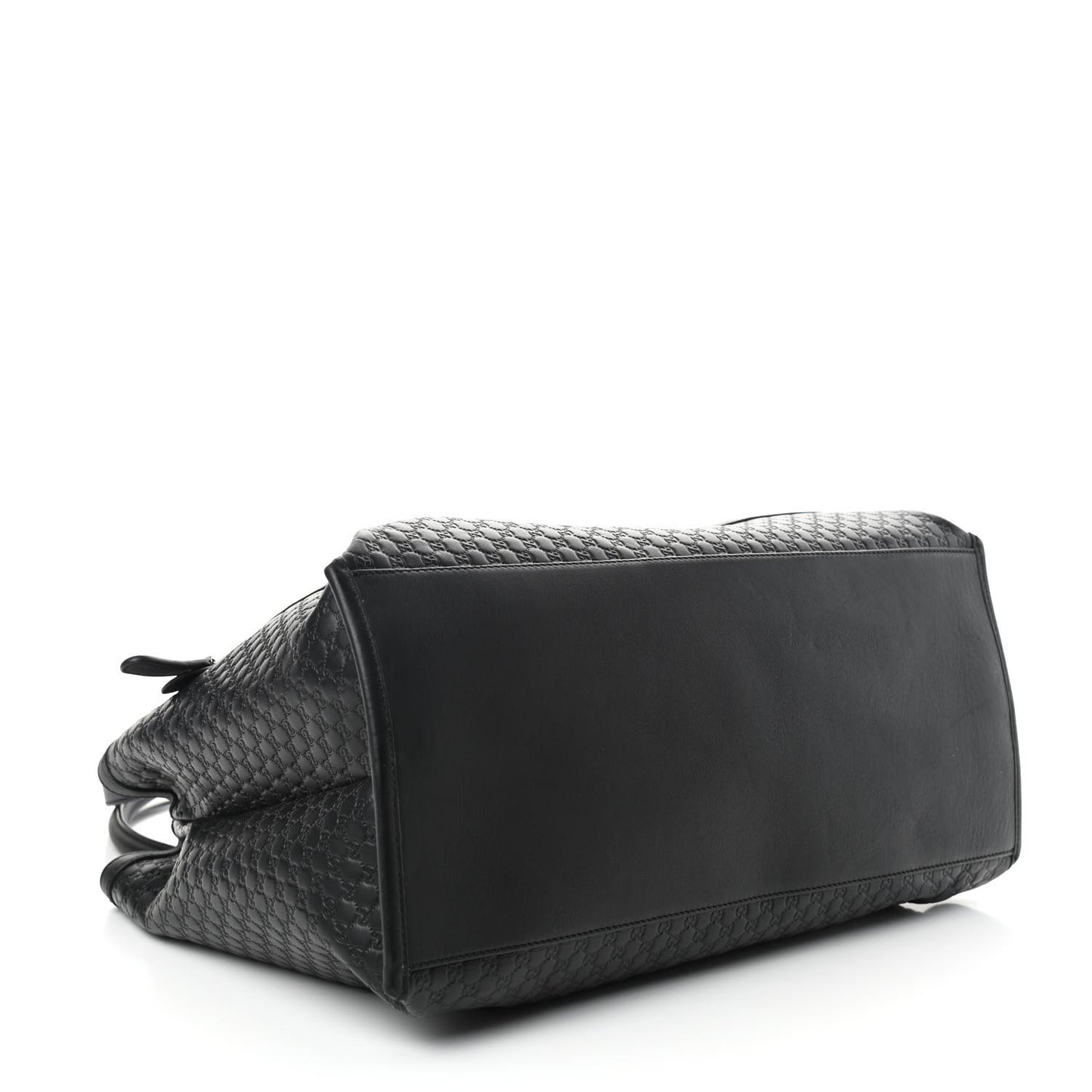 Soft Microguccissima Large Tote Black