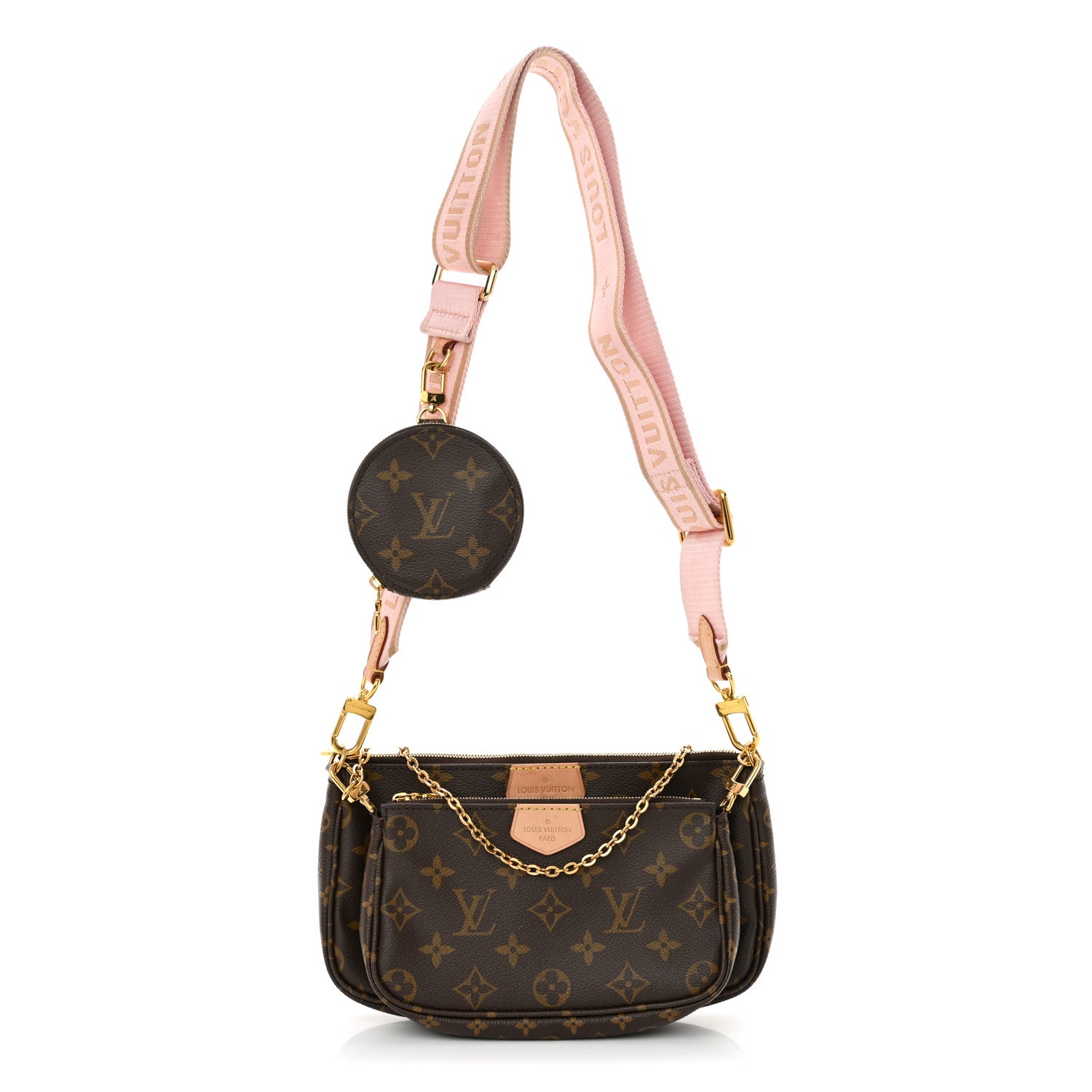 Louis Vuitton Monogram Multi Pochette Accessories Rose Clair 1 of 10