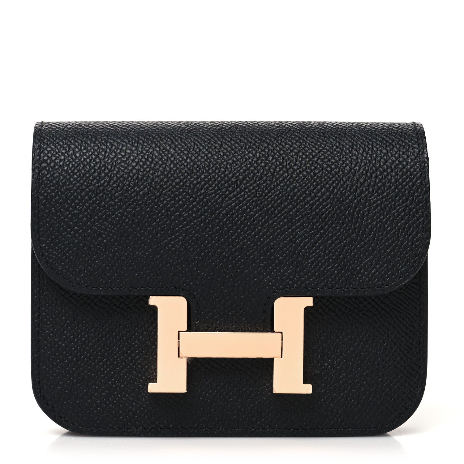 Hermes Epsom Constance Slim Wallet Black 3 of 11